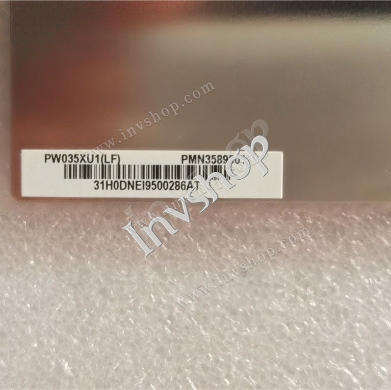 PW035XU1(LF) 3.5 Inch PVI Full Color TFT LCD Module 88×53.5 mm Outline