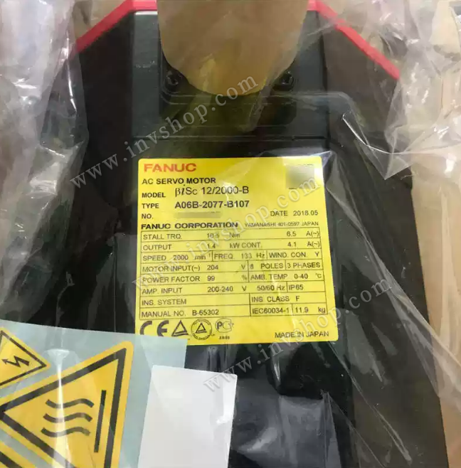 A06B-2077-B107 Fanuc-AC Servomotor