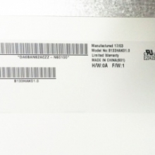 B133HAK01.0 AUO 13.3inch 1920*1080 40pins tft-lcd display