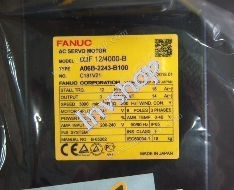 A06B-0243-B101 Fanuc-Servomotor
