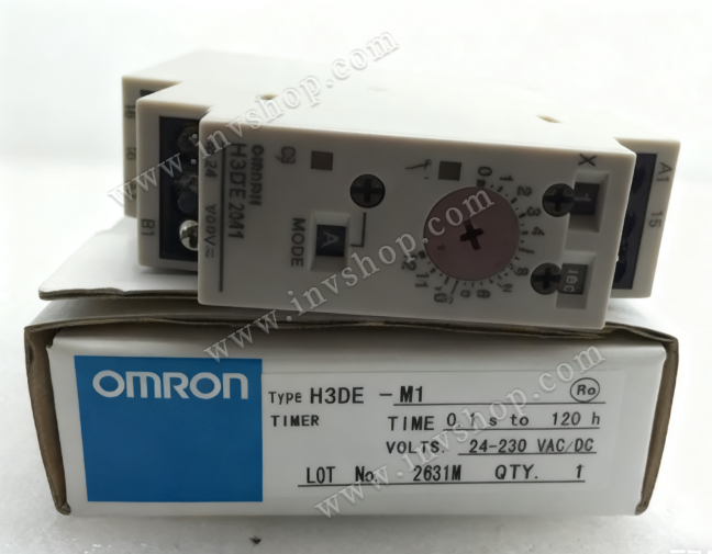new OMRON H3DE-M1 Set the time relay