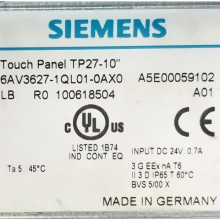 Membrane Keypad for Industrial monitor SIMATIC TP27-10 6AV3627-1QL01-0AX0