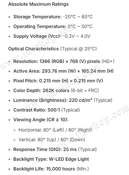 LTN133HL04-301 SAMSUNG 13.3inch lcd display Neu und Original