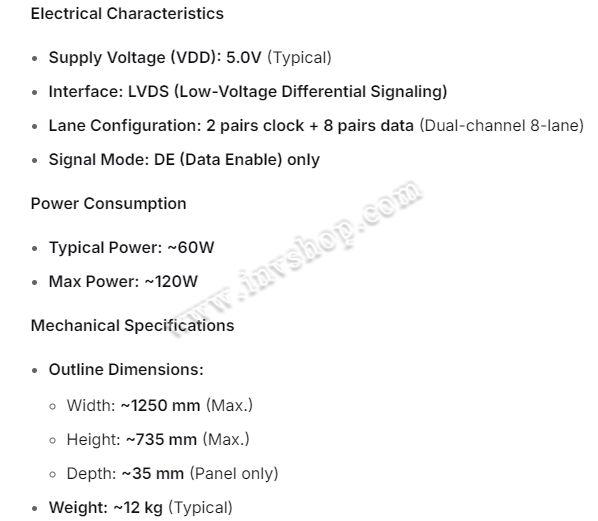 LTI550HN16 SAMSUNG 55 Zoll LCD-Display neu und original