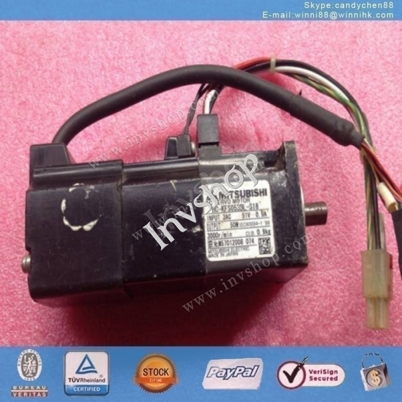 for Mitsubishi Used HC-KFS053BL-S18 servo motor 60 days warranty