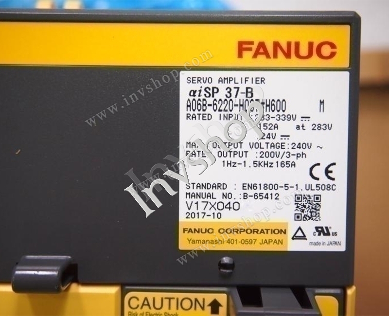 A06B-6220-H037#H600 Fanuc Servo Amplifier New and Original
