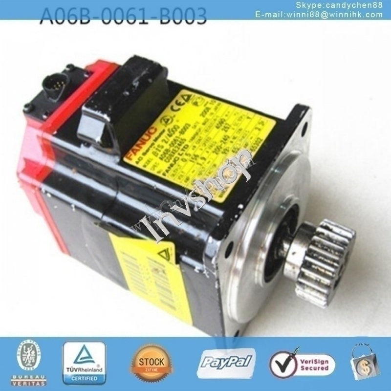 Servo motor for FANUC A06B-0061-B003 Used 60 days warranty