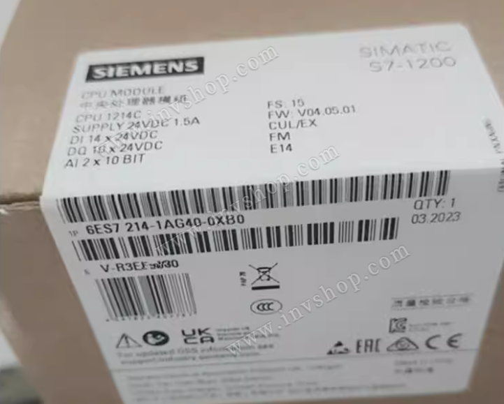 Siemens module 6ES7214-1AG40-0XB0 CPU 1214C