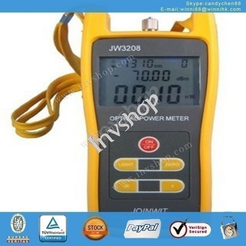 neue jw3208c digitale optische power meter laser