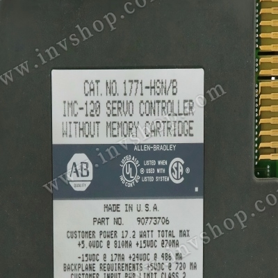 New 1771-HSN PLC for AB 60 days warranty