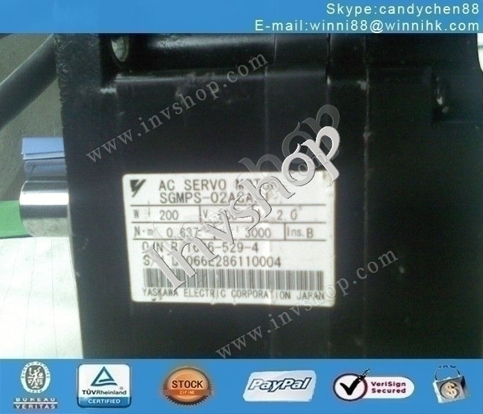 USED SGMPS-02ACA21 Yaskawa servo motor