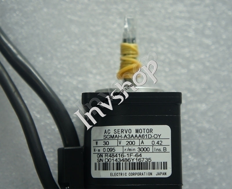 New SGMAH-A3AAA61D-OY Yaskawa Servo motor