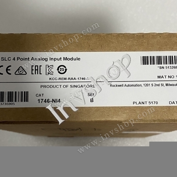 allen bradley 1746-ni4 modul test ist gut