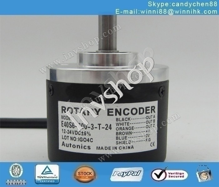new Autonics E40S6-600-3-T-24 rotary encoder