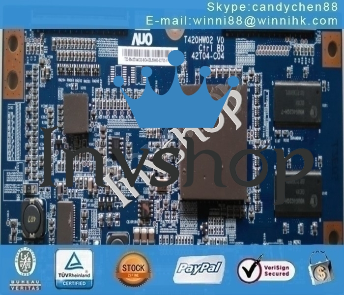 T-Con Board new T420HW02 V0 42T04-C04 AUO Logic Board 100% Original