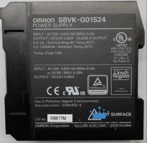 angebot s8vk-g01524 omron schaltleistung plc