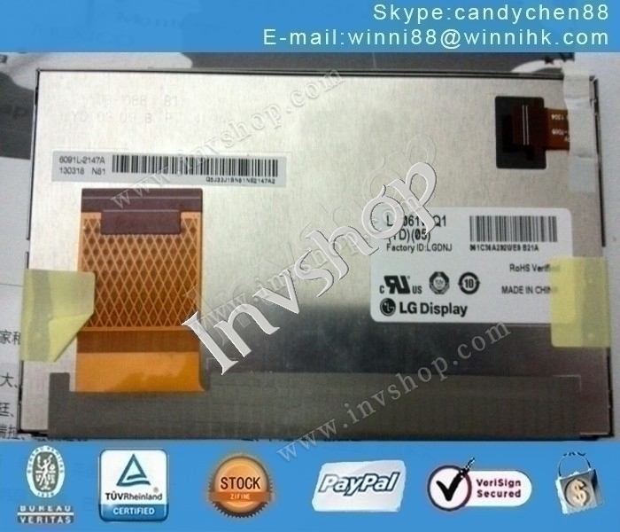 LA061WQ1(TD)(01) LA061WQ1-TD02 New 6.1" Car TFT LCD