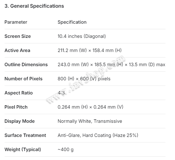 PD104SLF-11 PVI 10.4inch lcd panel PD104SLF