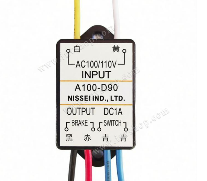 NISSEI A100-D90 INPUT AC100/110V OUTPUT DC 1A BRAKE SWITCH