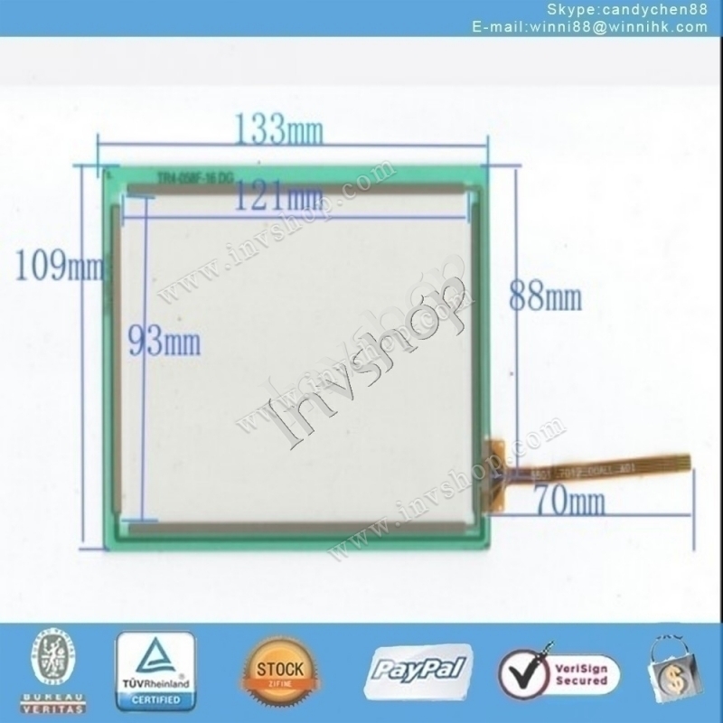 Touch Screen Digitizer glass TR4-058F-16 135mm*110mm