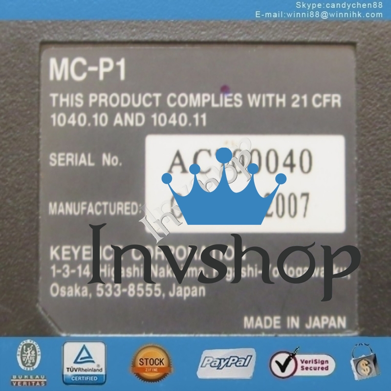Used Keyence MC-P1 HMI Touch Screen Panel