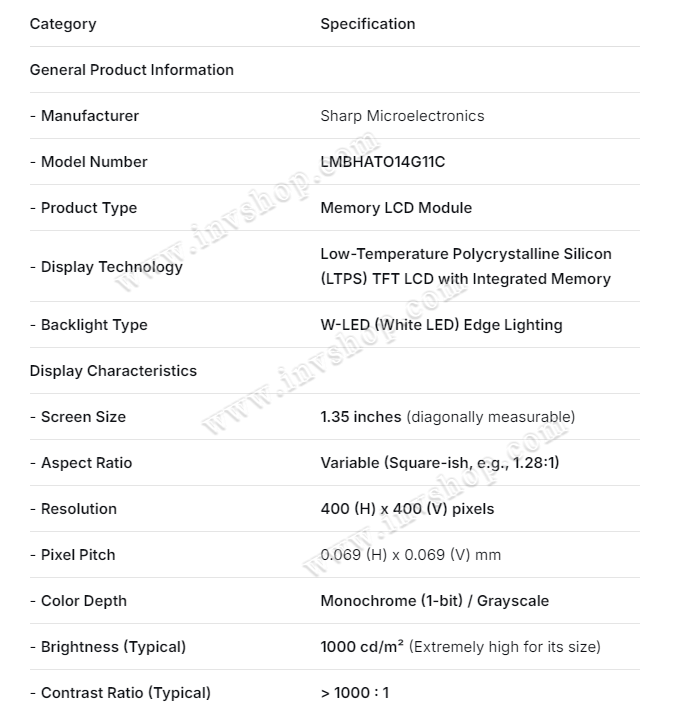 NEUES LCD PANEL SCREEN 5.4INCH LMBHATO14G11C