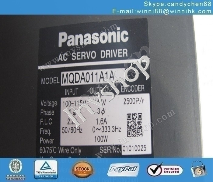 Panasonic MQDA011A1A USED servo drives