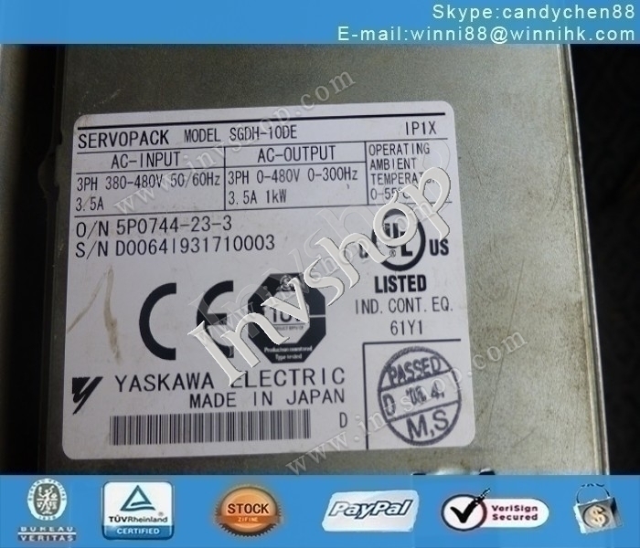Yaskawa SGDH-10DE servo drives