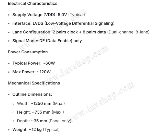 LTI550HN16 SAMSUNG 55 Zoll LCD-Display neu und original