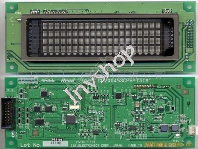 VFD CU20045SCPB-T31A Liquid crystal display module