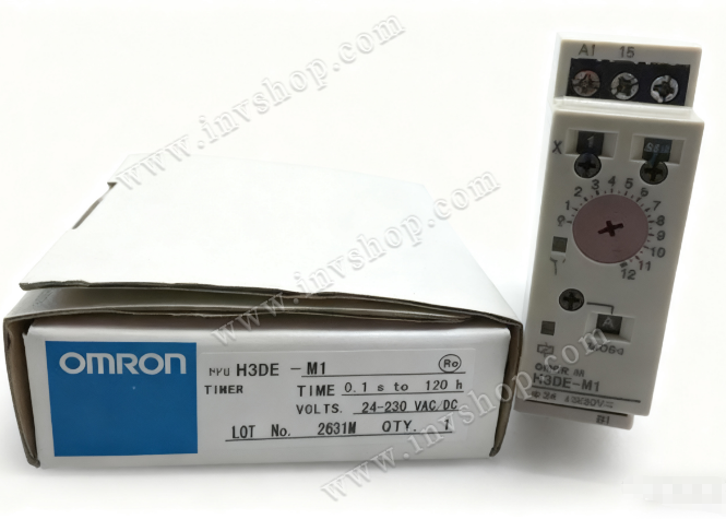 new OMRON H3DE-M1 Set the time relay
