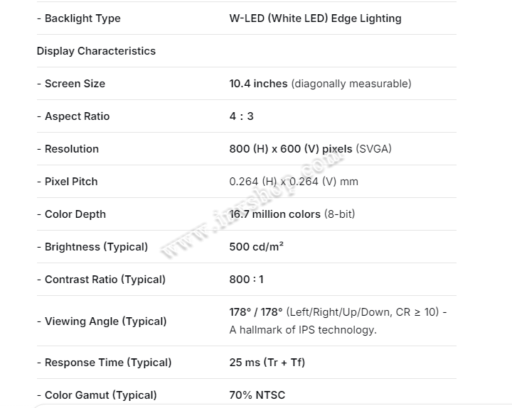 NEW KYOCERA LCD DISPLAY KHB104SV2AA-G81