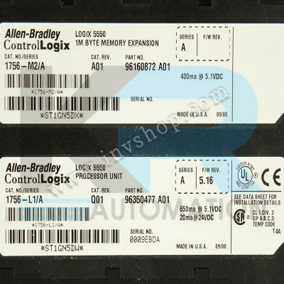 the original color of the new, from 1756 series cpu modules, 1756 - l1m21756 - l11756 square