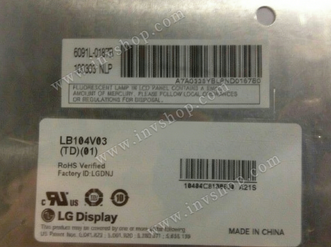 LB121S03 (TL)(02) 12.1 inch  800*600 a-Si TFT-LCD for LG