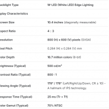 NEW KYOCERA LCD DISPLAY KHB104SV2AA-G81