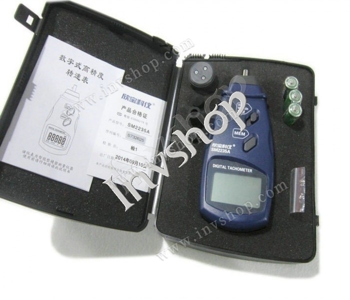 neue SM2235A Digitale Kontakt Drehzahlmesser Drehzahlmesser Schnittgeschwindigkeit Meter DHL