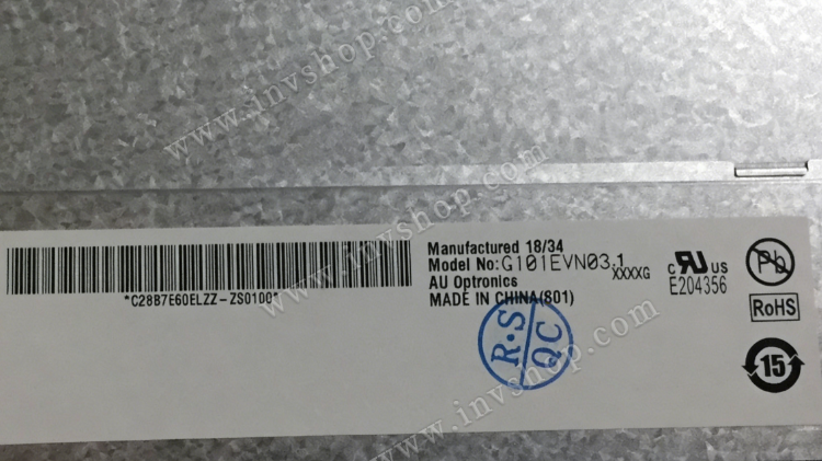 G101EVN03.1 AUO 10.1inch  TFT-LCD screen 1280*800 Display