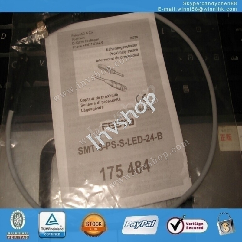 new FESTO SMT-8-PS-S-LED-24-B 175484 PROXIMITY SWITCH SENSOR