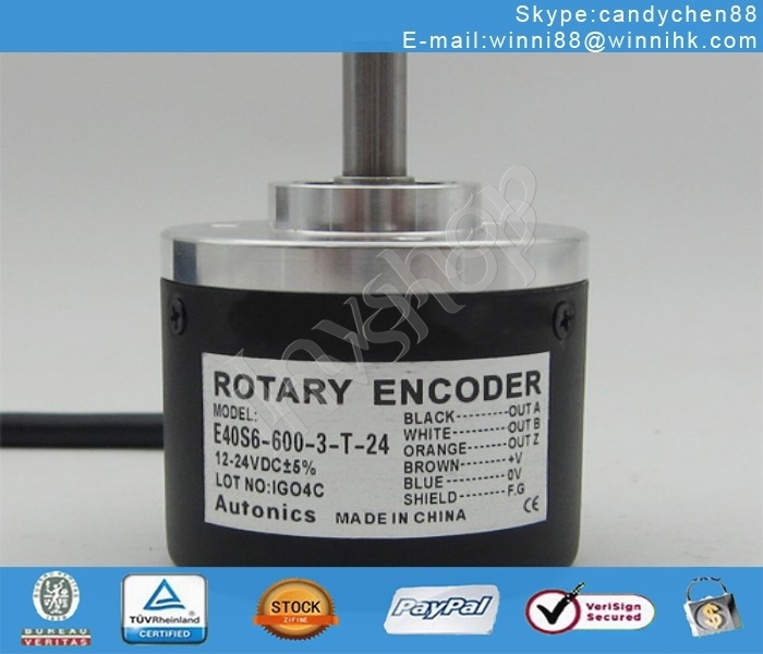 neue autonics e40s6-600-3-t-24 rotary encoder