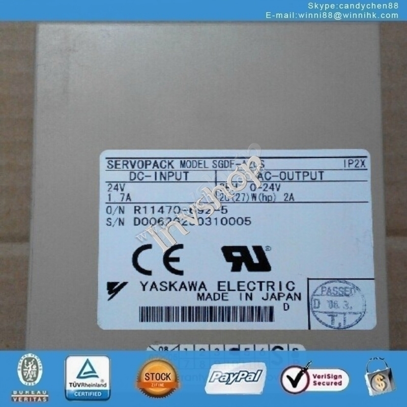 Original 9 into the new MITSUBISHI MR-J2-20A with the motor SGM-01A312