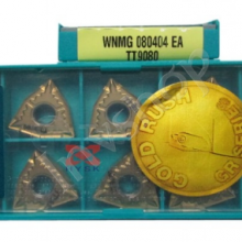 10pcs / box und kasten taegutec wnmg080404 ea neue tt9080 carbide beilagen