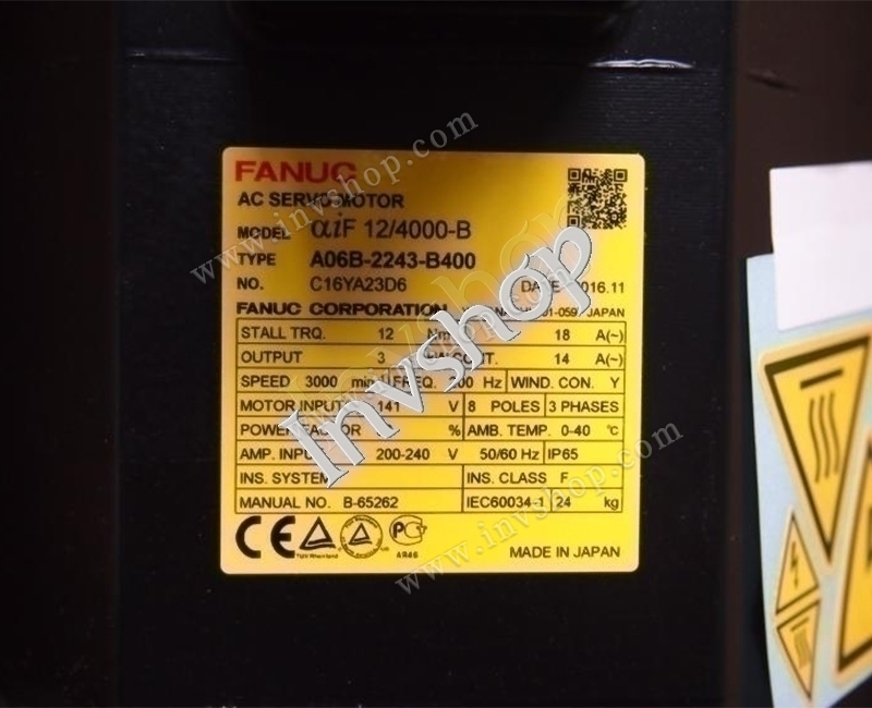 A06B-2243-B400 Fanuc-Servomotor