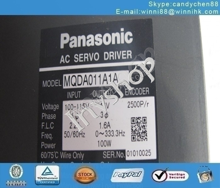 panasonic verwendet mqda011a1a servoantriebe