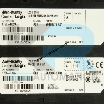 the original color of the new, from 1756 series cpu modules, 1756 - l1m21756 - l11756 square