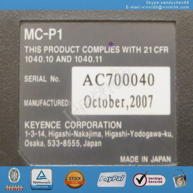 keyence mc-p1 hmi touchscreen panel verwendet