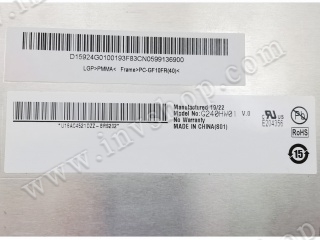 24.0 inch Computer lcd screen Panel G240HW01 V1
