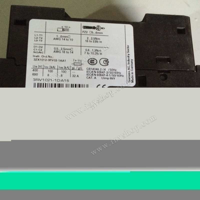 3RV1021-1DA15 2.2-3.2A Siemens Switch