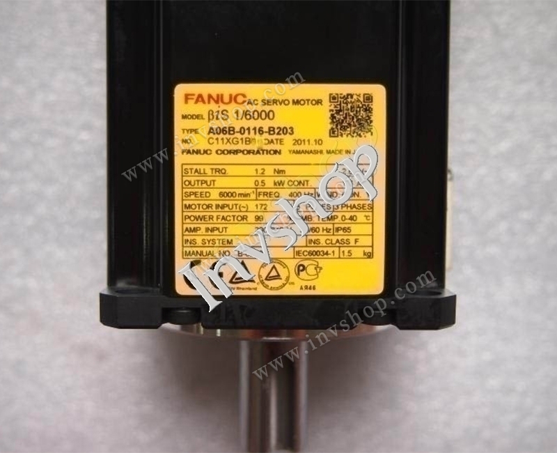 A06B-0116-B203#0100 FANUC SERVO MOTOR