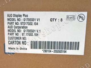 G170EG01 V104  AUO  17inch  1280×1024 LCD DISPLAY