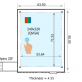 COM35H3P43UTC Ortustech 3.5-Zoll-LCD-PANEL MIT resistivem 4-Draht-Touch